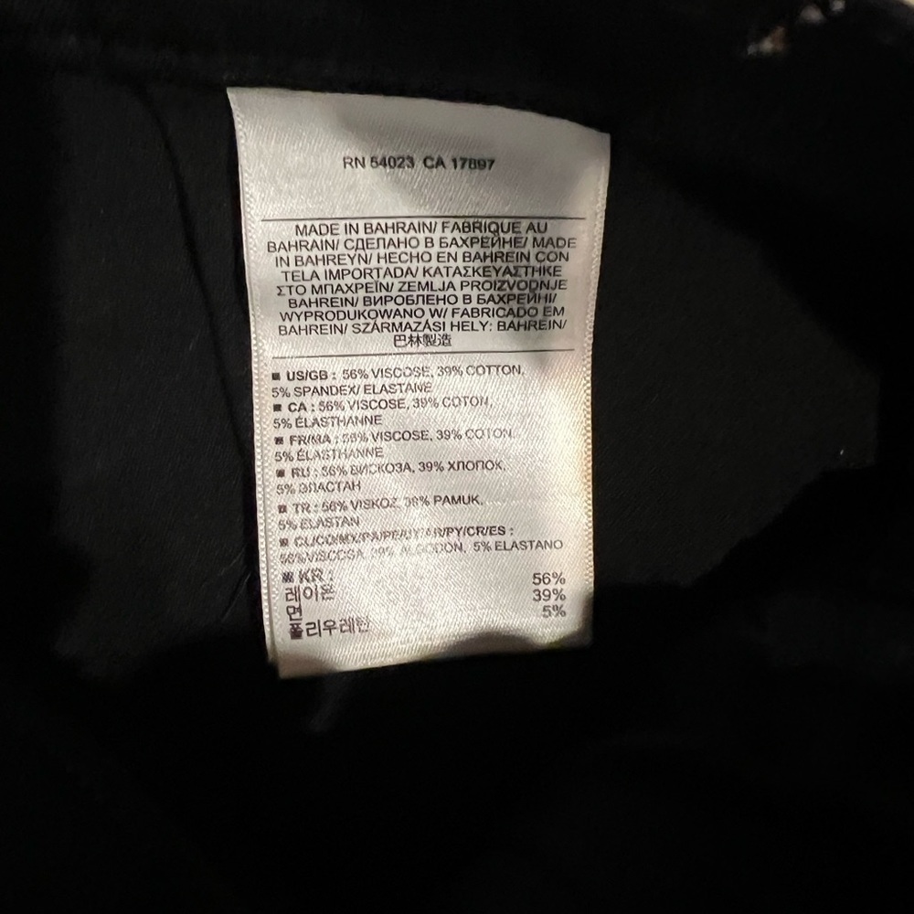 Banana Republic black Sloan pant size 10p - Picture 3 of 5